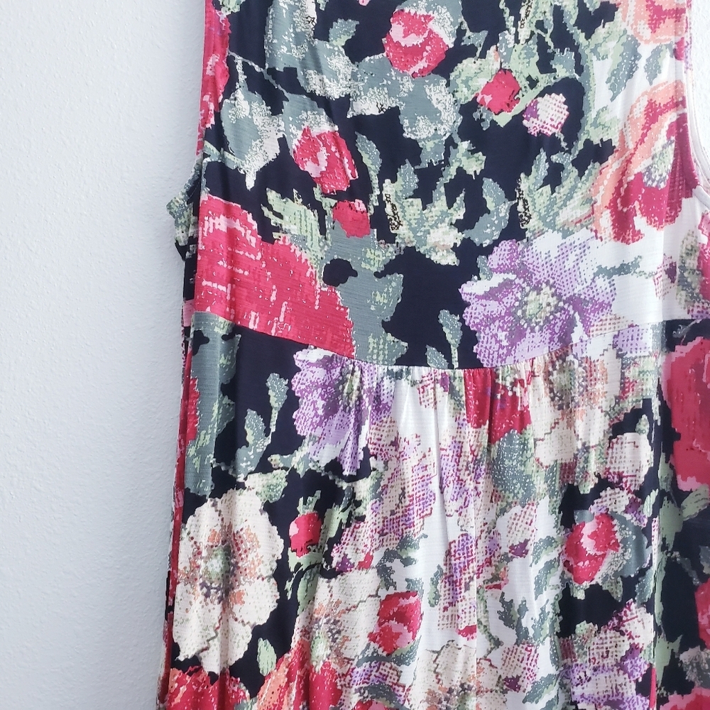 Anthropologie PomPom Sleeveless Floral Blouse New With Tags - Picture 7 of 9